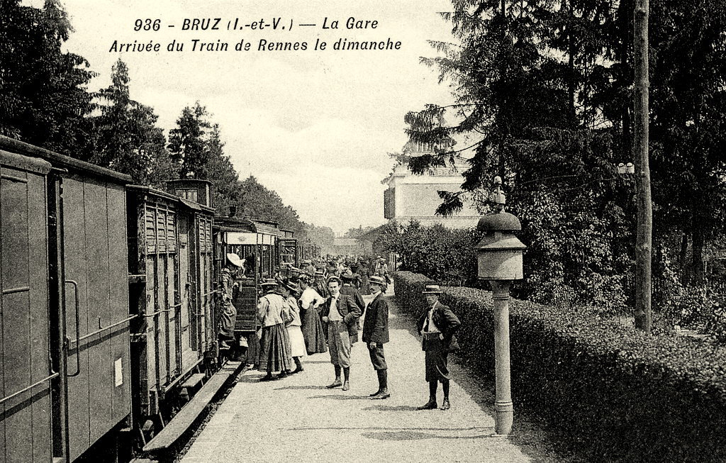 Gare de Bruz - vue 2